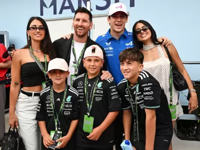 Messi, Colapinto y Bizarrap: el secreto detr�s del Mercedes que eligi� Leo y la foto hist�rica en el GP de Miami
