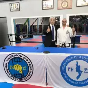 Orgullo juje�o: Daniel Canle alcanz� el s�ptimo Dan y se convirti� en Maestro de Taekwondo ITF