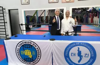 Orgullo juje�o: Daniel Canle alcanz� el s�ptimo Dan y se convirti� en Maestro de Taekwondo ITF