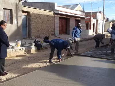 Pavimentaci�n en La Quiaca