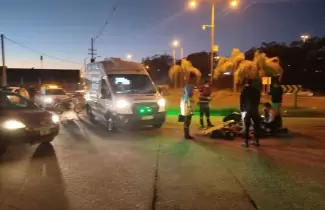 siniestro vial en la rotonda de chango mas