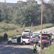 Un choque frontal entre un auto y una camioneta dej� como saldo dos muertos en Ruta 66