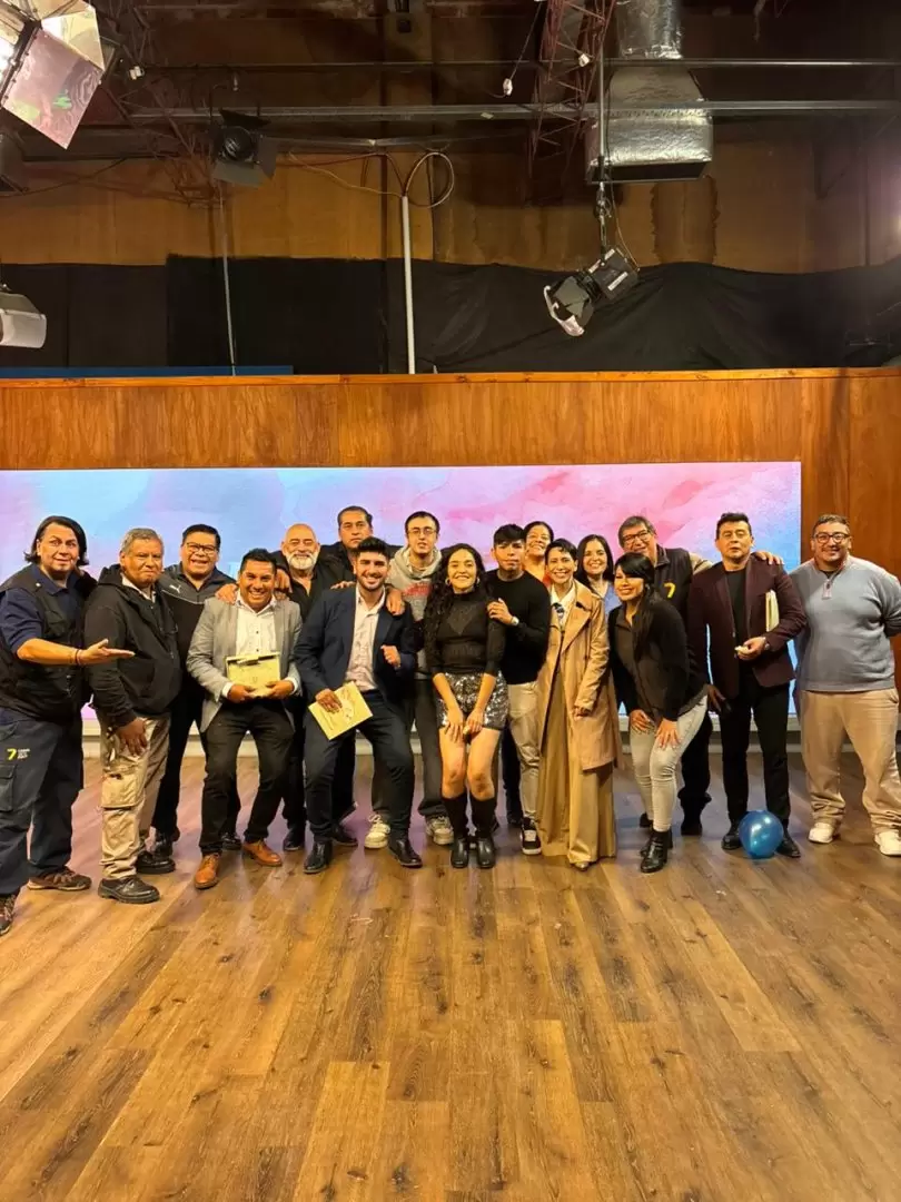 El festejo final de los 10 años junto a productores, camarógrafos y realizadores de Canal 7 de Jujuy