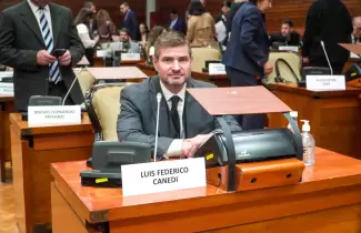 Federico Canedi, presidente de La Libertad Avanza en la Legislatura de Jujuy