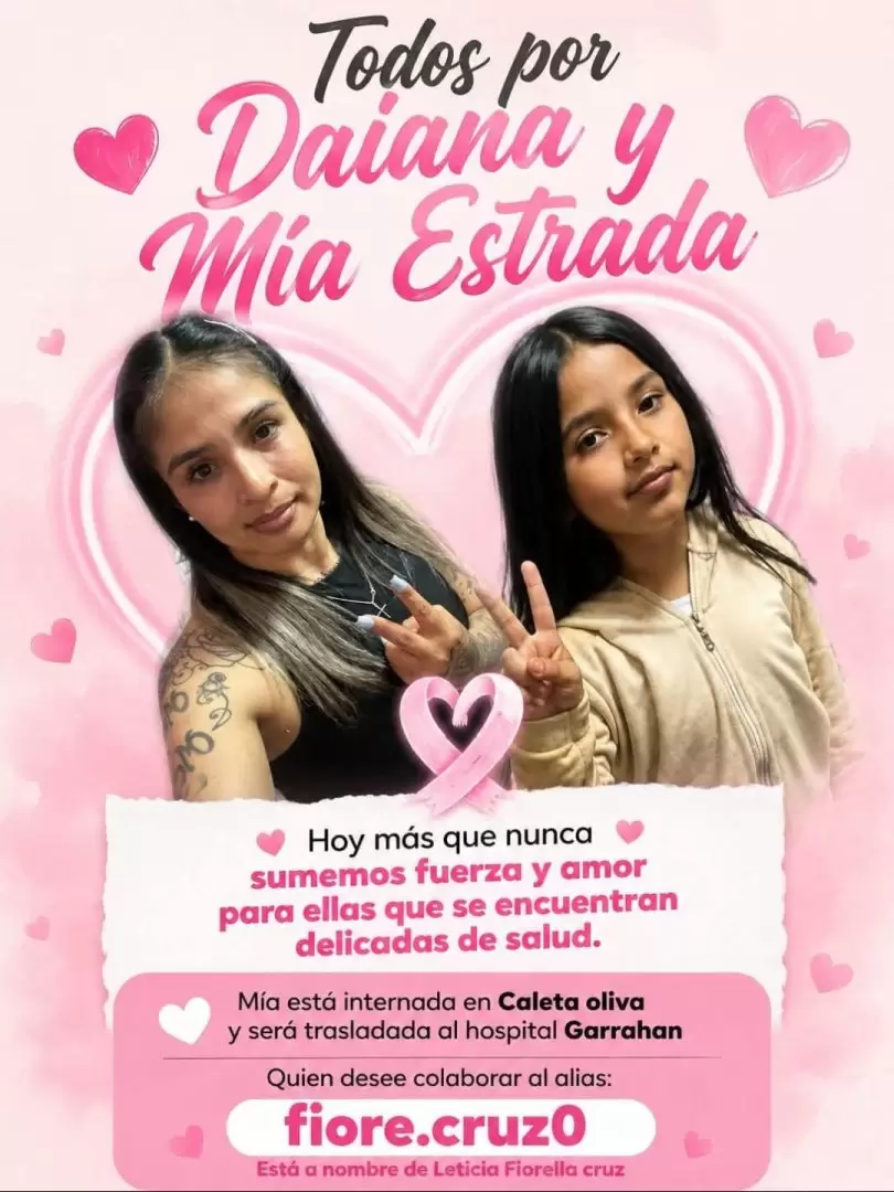 Diana y Mia Estrada, v�ctimas del incendio de Santa Cruz