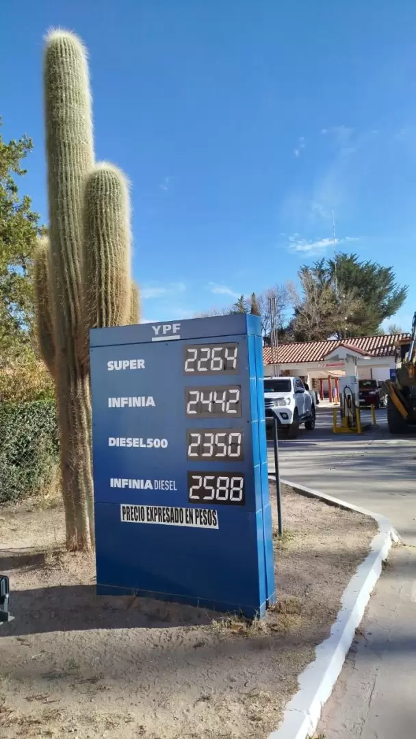 precio nafta Humahuaca