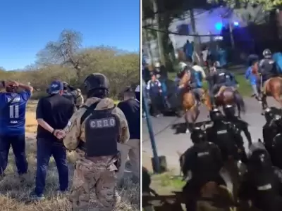 Operativo de seguridad - Partido San Mart�n de Tucum�n - Gimnasia de Jujuy