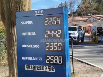 Precios de los combustibles en Humahuaca
