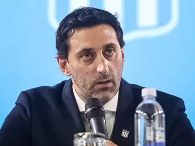 Diego Milito en llamas tras la eliminaci�n de Racing