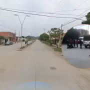 Una mujer polic�a que circulaba en moto sufri� heridas tras ser atropellada por una camioneta