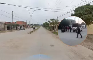 polic�a atropellada en alto comedero