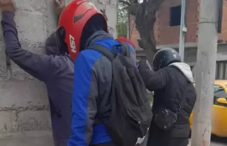 delincuentes detenidos en barrio Mariano Moreno
