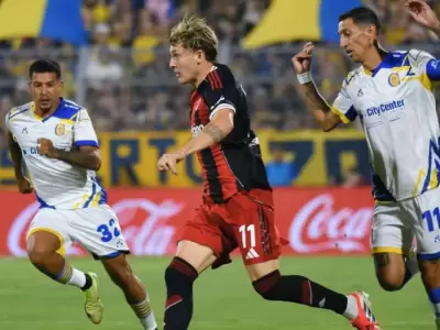 River y Rosario Central en un partido caliente