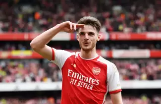 Declan Rice, emblema del Arsenal de Inglaterra
