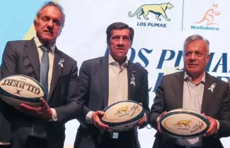 Sadir particip� de la presentaci�n oficial del test match entre Los Pumas y Australia que se jugar� en Jujuy