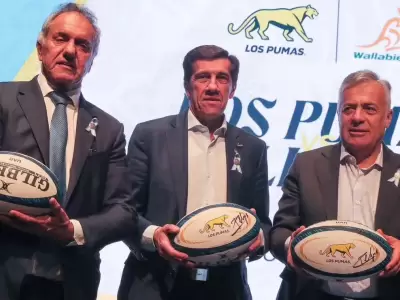 Sadir particip� de la presentaci�n oficial del test match entre Los Pumas y Australia que se jugar� en Jujuy