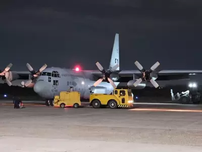 La Argentina envi� un H�rcules con ayuda humanitaria para Bolivia