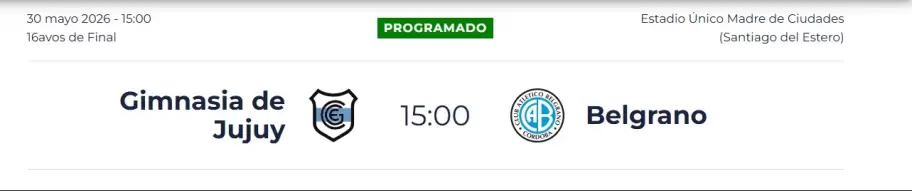 gye vs belgrano partido