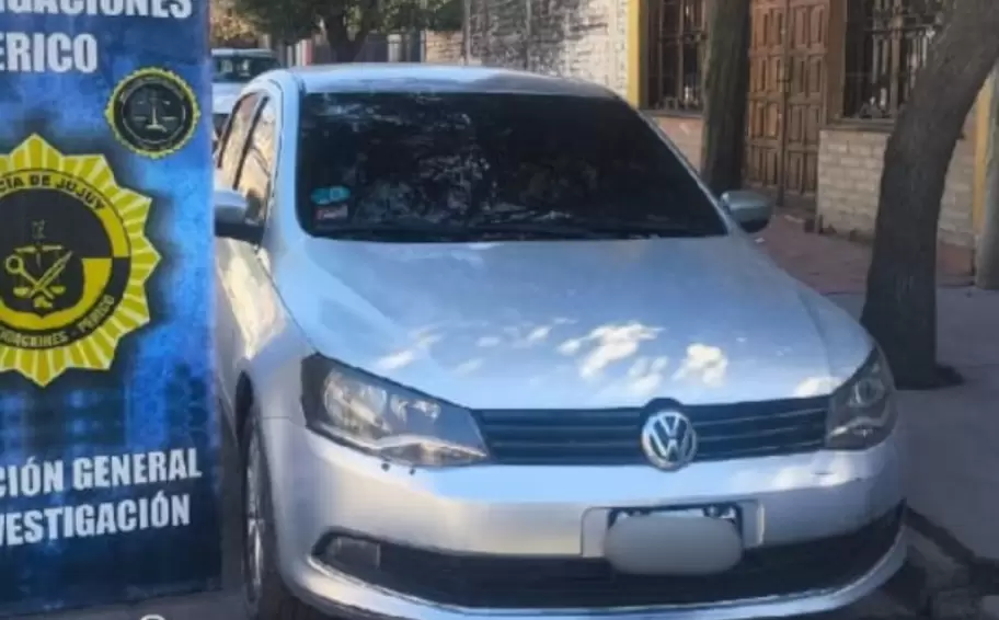vehículo que usaba la banda delictiva perico