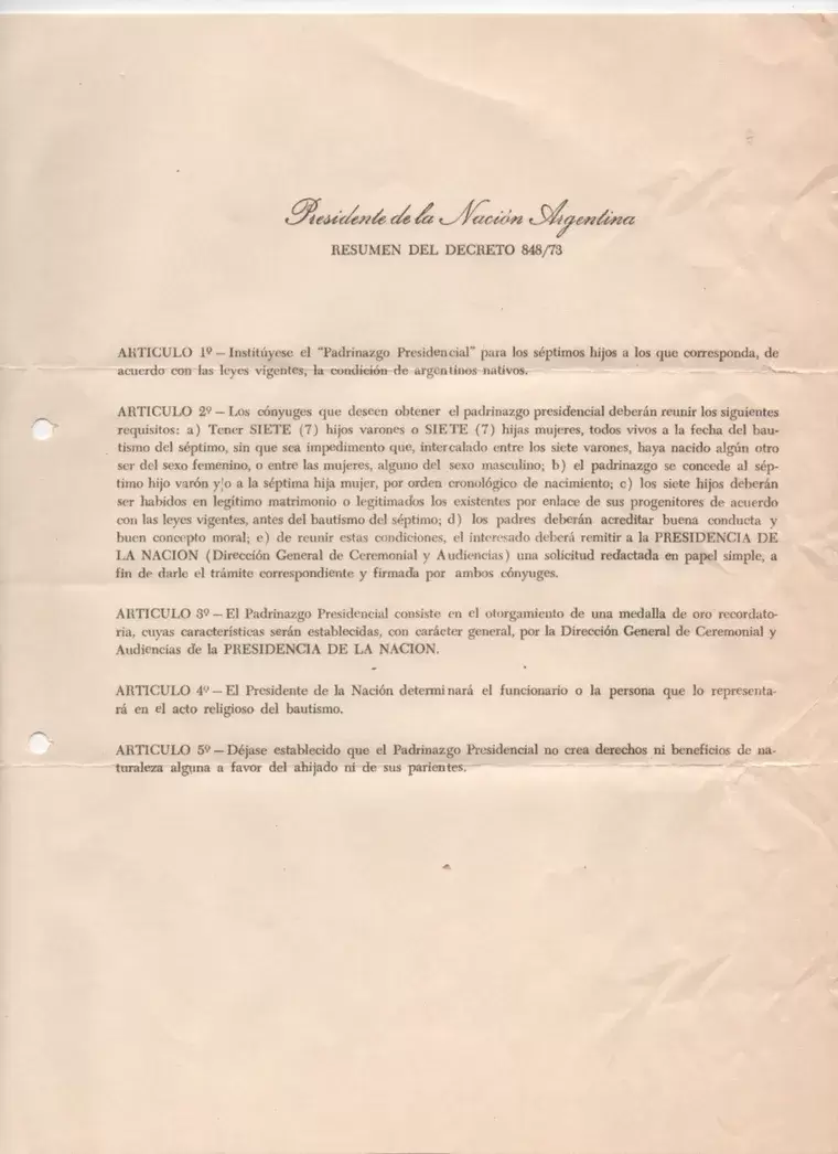 Ley de Padrinazo Presidencial
