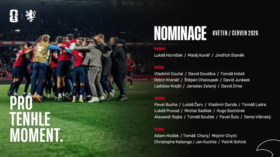Los convocados de Republica Checa para el Mundial 2026
