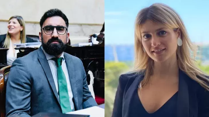 Alejandro Bongiovanni y Daiana Fernández Molero, autores del proyecto para derogar la Ley de Etiquetado Frontal