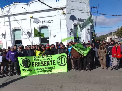 protesta de la UOCRA jujuy