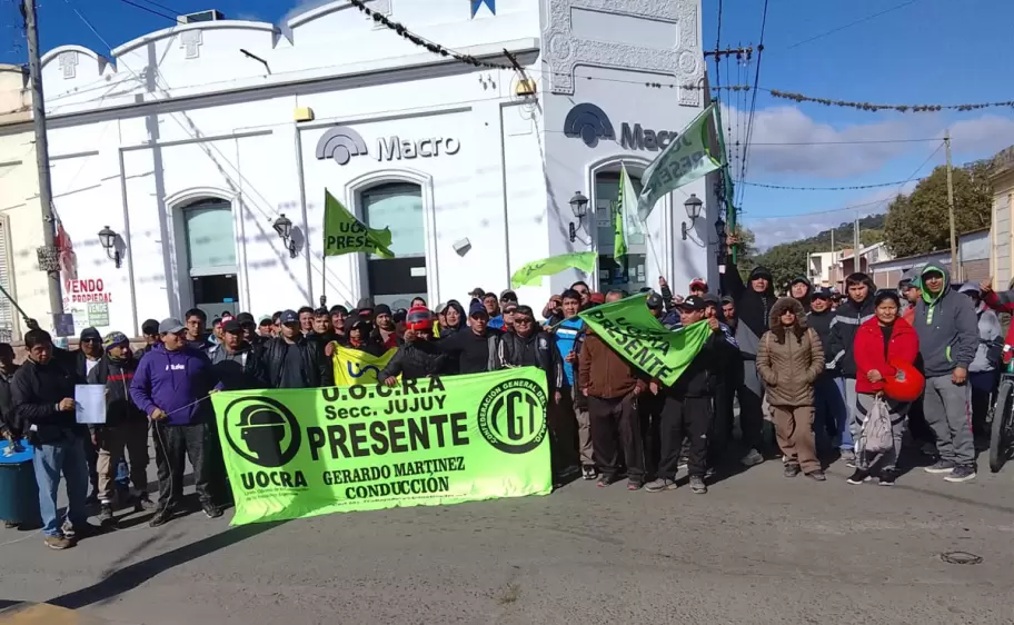 protesta de la UOCRA jujuy