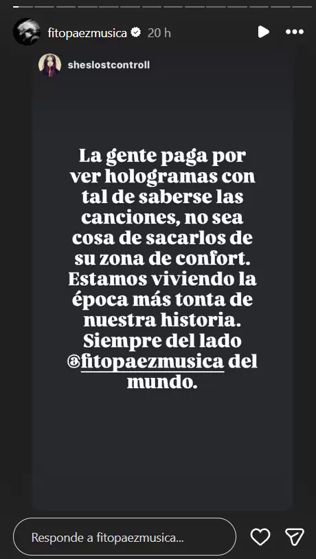 captura de fito paez critica a soda stereo