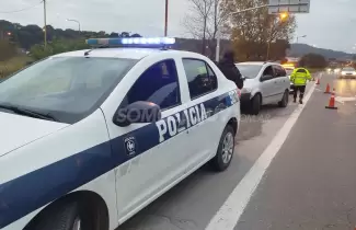 contramano por Ruta Nacional 66
