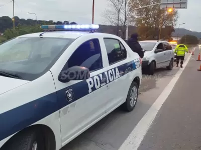 contramano por Ruta Nacional 66