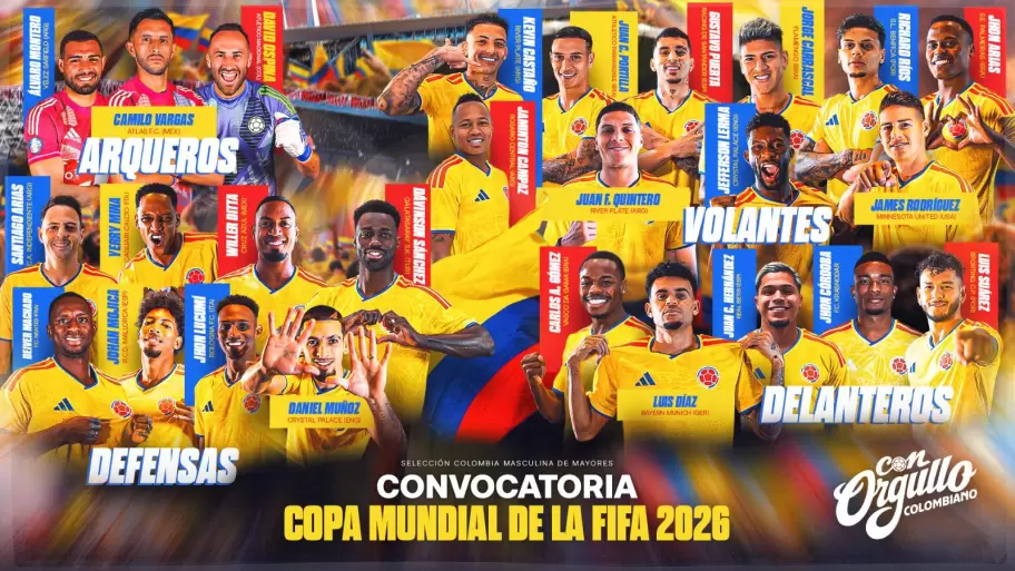 Convocados de Colombia
