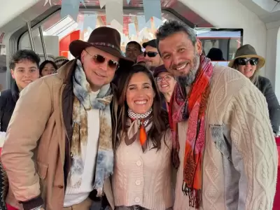 Soledad Pastorutti sorprendi� los pasajeros del Tren Solar en la Experiencia 180�
