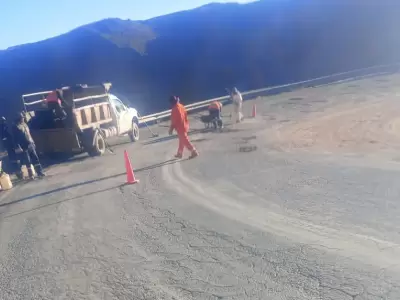 Las rutas nacionales son reparadas con fondos provinciales en Jujuy