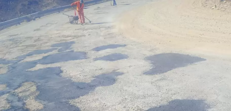 Bacheo de ruta nacional 52, estratégica para el corredor bioceánico