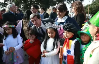 sadir en el desfile de los jardines