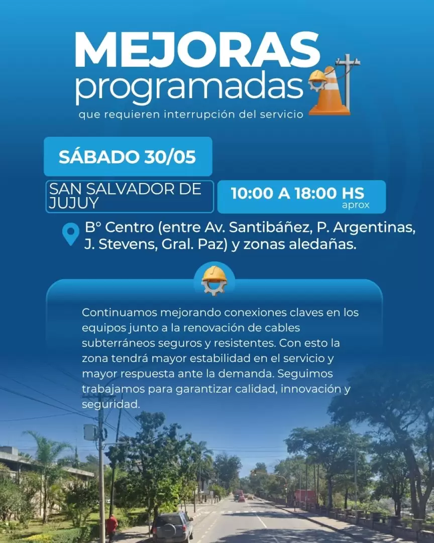 Corte de energía programado