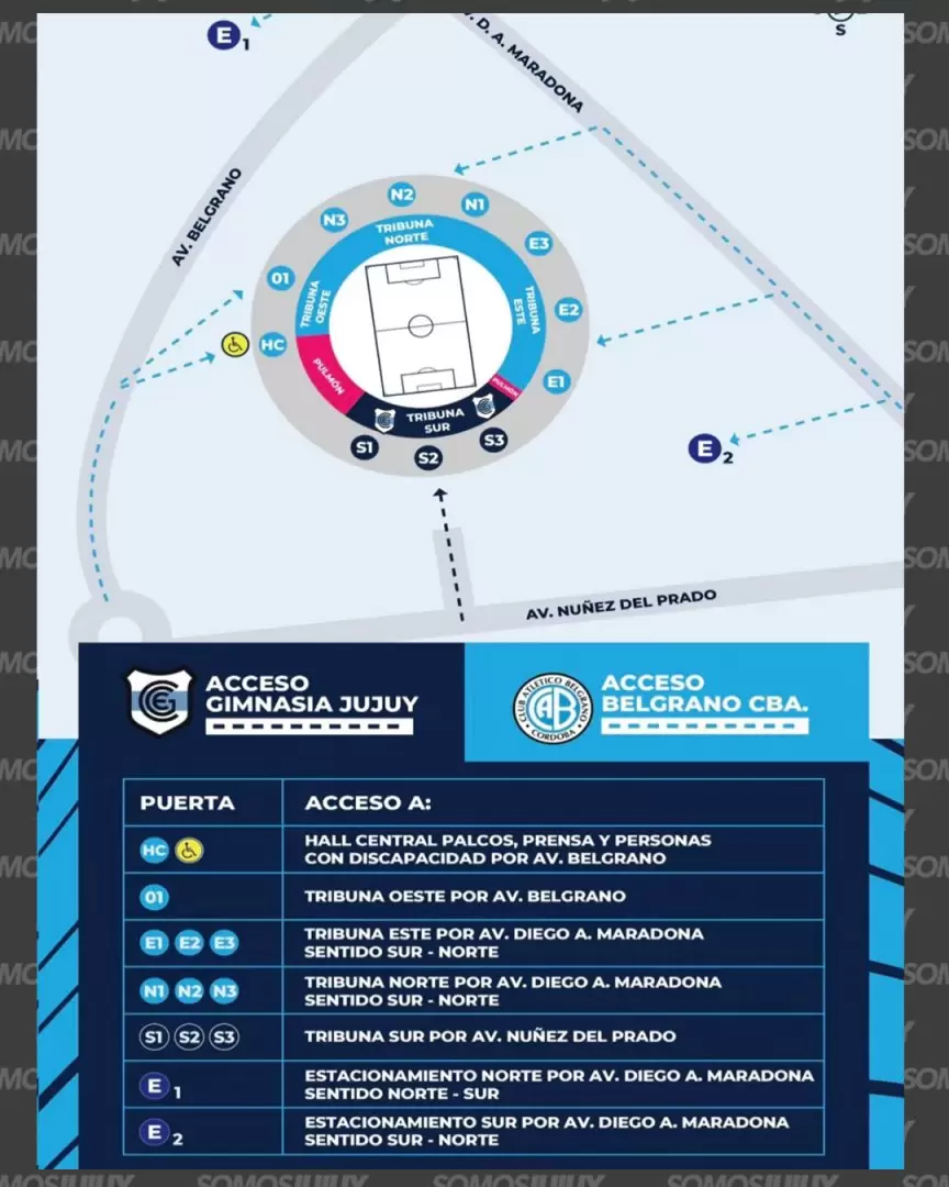hinchada del lobo ubicación