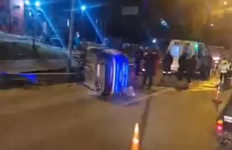 Auto volcado - conductor en estado de ebriedad en Alto Comedero