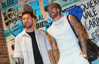 Messi y De Paul ya est�n en Kansas con la selecci�n