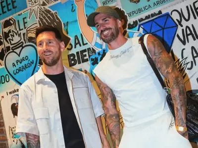 Messi y De Paul ya est�n en Kansas con la selecci�n