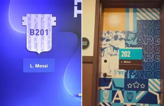 Las puertas personalizadas de Messi