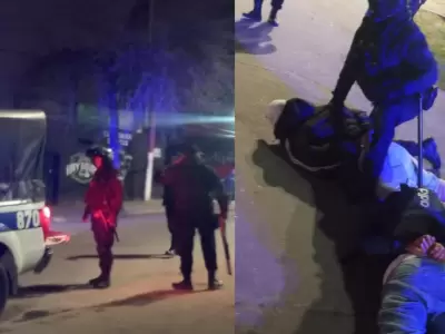 aprehendidos por disturbios en avenida El �xodo