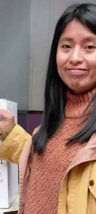 Erica Cari, secretaria general de ADIUNJu