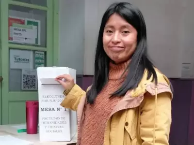 Erica Cari, secretaria general de ADIUNJu