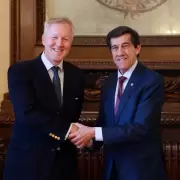 Carlos Sadir recibi� al embajador brit�nico David Cairns para potenciar inversiones en litio y turismo en Jujuy