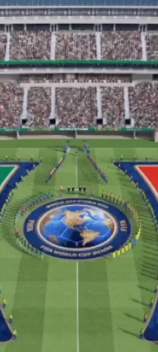 Ceremonia de inicio de los partidos