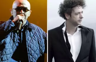 Indio Solari y Gustavo Cerati
