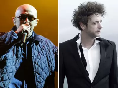 Indio Solari y Gustavo Cerati