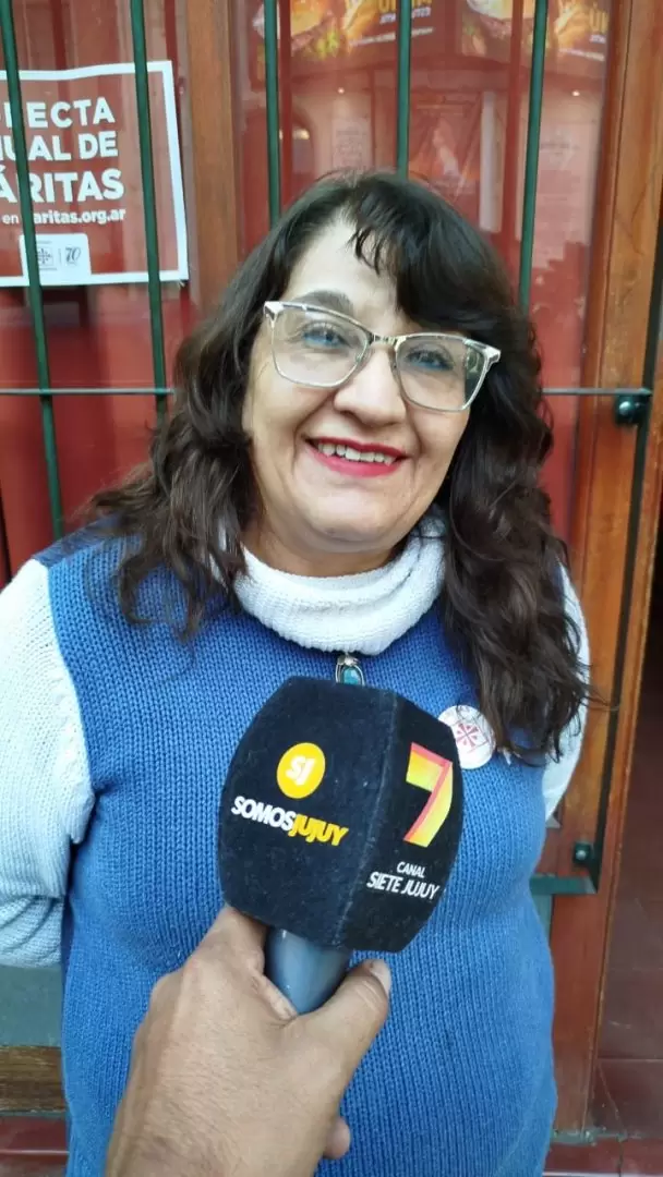 secretaria institucional de C�ritas de la Di�cesis de Jujuy, Ana Beatriz Fascio